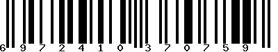 EAN-13 : 6972410370759 EAN-13 : 6972410370759