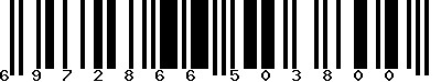 Code barre 6972866503800