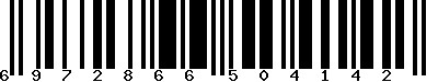Code barre 6972866504142