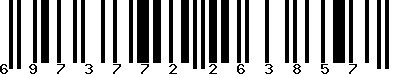 EAN-13 : 6973772263857 EAN-13 : 6973772263857