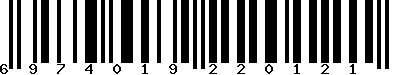 EAN-13 : 6974019220121 EAN-13 : 6974019220121