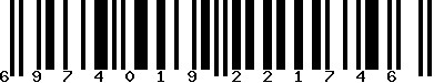 EAN-13 : 6974019221746 EAN-13 : 6974019221746