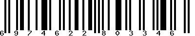 EAN-13 : 6974622803346