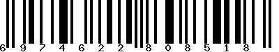 EAN-13 : 6974622808518 EAN-13 : 6974622808518