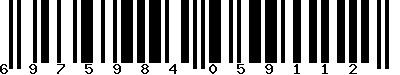 Code barre 6975984059112