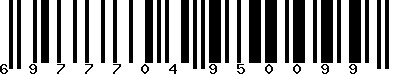 Code barre 6977704950099