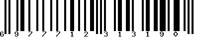 EAN-13 : 6977712313190 EAN-13 : 6977712313190