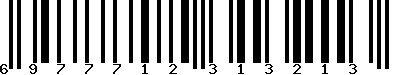 EAN-13 : 6977712313213 EAN-13 : 6977712313213