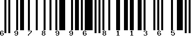 EAN-13 : 6978996811365