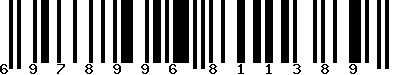 EAN-13 : 6978996811389