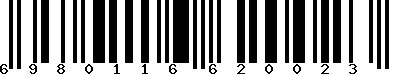EAN-13 : 6980116620023