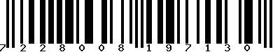 EAN-13 : 7228008197130 EAN-13 : 7228008197130