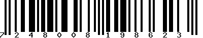 EAN-13 : 7248008198623 EAN-13 : 7248008198623