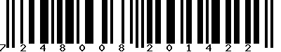 EAN-13 : 7248008201422