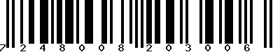 EAN-13 : 7248008203006