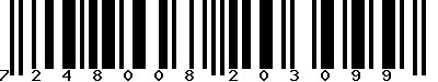 EAN-13 : 7248008203099