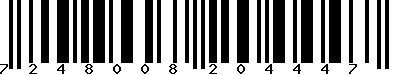 EAN-13 : 7248008204447