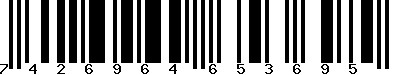 EAN-13 : 7426964653695 EAN-13 : 7426964653695