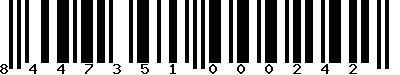 EAN-13 : 8447351000242