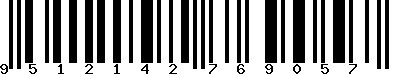 EAN-13 : 9512142769057 EAN-13 : 9512142769057