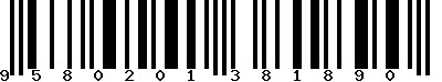 EAN-13 : 9580201381890 EAN-13 : 9580201381890