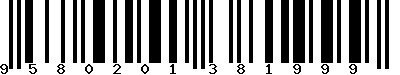 EAN-13 : 9580201381999 EAN-13 : 9580201381999