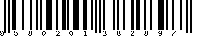 Code barre 9580201382897