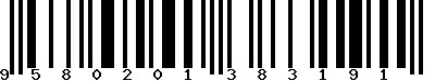 Code barre 9580201383191