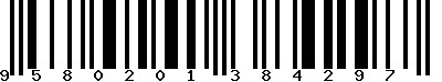 Code barre 9580201384297