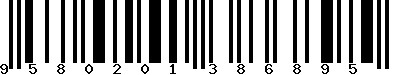 Code barre 9580201386895