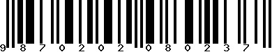 EAN-13 : 9870202080237 EAN-13 : 9870202080237