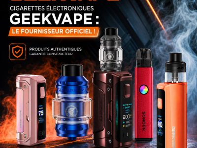 Cigarettes électroniques GeekVape : le fournisseur officiel !